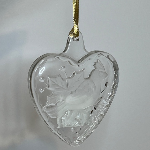 Mikasa Japan Cardinal & Candle Glass Ornaments Set of 2 Holiday Christmas - Picture 9 of 16